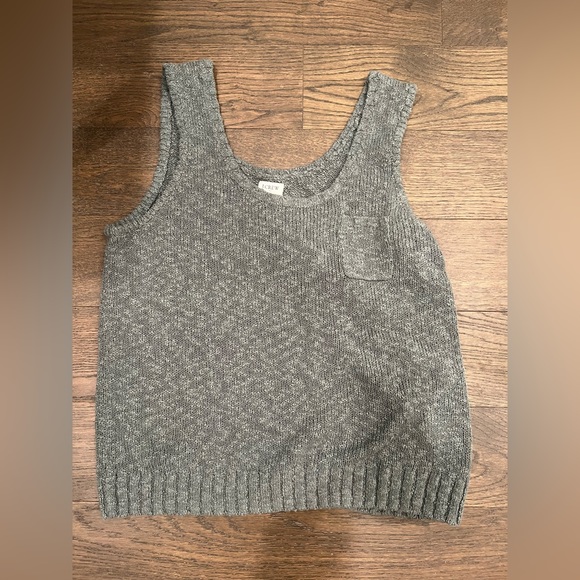 J. Crew Factory Sweater Tank - Size Large - Topiary Green - Picture 1 of 2